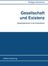 Buchcover GesellschaftundExistenz