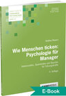 Buchcover Wie Menschen ticken: Psychologie für Manager