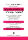 Buchcover ABGABENORDNUNG & FGO Markierhinweise/Fußgängerpunkte für das Steuerberaterexamen Nr. 296 (2017): Dürckheim'sche Markierh