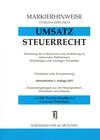 Buchcover UMSATZSTEUERRECHT Markierhinweise/Fußgängerpunkte für das Steuerberaterexamen Nr. 500 (2015): Dürckheim'sche Markierhinw