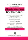 Buchcover ABGABENORDNUNG  & FGO Markierhinweise/Fußgängerpunkte für das Steuerberaterexamen Nr. 524 (2015): Dürckheim'sche Markier