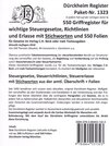 Buchcover DürckheimRegister® Paket-STEUERGESETZE-RILI-ERLASSE: 600 DürckheimRegister® mit STICHWORTEN + 600 FOLIEN