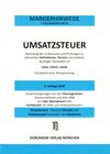 Buchcover UMSATZSTEUERRECHT Dürckheim-Markierhinweise/Fußgängerpunkte für das Steuerberaterexamen Nr. 1859 (2018): Dürckheim'sche 