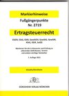 Buchcover ERTRAGSTEUERRECHT Dürckheim-Markierhinweise/Fußgängerpunkte für das Steuerberaterexamen Nr. 2719 (2021) Dürckheim'sche M