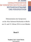 Buchcover 25 Jahre Gewaltprävention im vereinten Deutschland - Bestandsaufnahme und Perspektiven