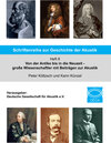 Buchcover Schriftenreihe zur Geschichte der Akustik - Heft 8
