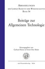 Buchcover Beiträge zur Allgemeinen Technologie