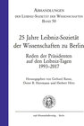 Buchcover 25 Jahre Leibniz-Sozietät der Wissenschaften zu Berlin