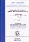 Buchcover 30 Jahre Leibniz-Sozietät – 30 Jahre Wissenschaftsentwicklung.