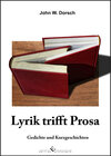 Buchcover Lyrik trifft Prosa
