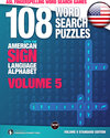Buchcover ASL Fingerspelling Games – 108 Word Search Puzzles with the American Sign Language Alphabet