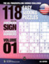 Buchcover 118 Easy Sudoku Puzzles with the American Sign Language Numbers