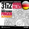 Buchcover 31x2 Ausmalbilder mit dem deutschen Fingeralphabet