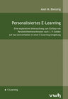 Buchcover Personalisiertes E-Learning