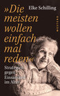 Buchcover »Die meisten wollen einfach mal reden«