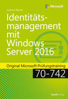 Buchcover Identitätsmanagement mit Windows Server 2016