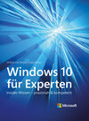 Buchcover Windows 10 für Experten (Microsoft Press)