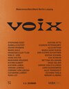 Buchcover VOIX