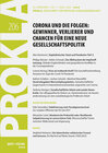 Buchcover Corona und die Folgen: Gewinner, Verlierer und Chancen für eine neue Gesellschaftspolitik