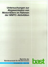 Buchcover Untersuchungen zur Abgasemission von Motorrädern im Rahmen der WMTC-Aktivitäten
