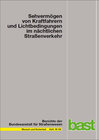 Buchcover Sehvermögen von Kraftfahrern und Lichtbedingungen im nächtlichen Straßenverkehr