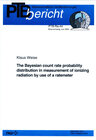 Buchcover The Bayesian count rate probability distribution in measurement of ionizing radiation by use of a ratemeter