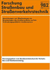 Buchcover Auswirkungen von Überlastungen an Einzelanlagen des Straßenverkehrs auf die Verbindungsqualität in Straßennetzen