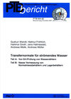 Buchcover Transfernormale für strömendes Wasser