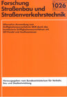 Buchcover Alternative Anwendung zum Griffigkeitsmessverfahren SKM durch das kombinierte Griffigkeitsmessverfahren mit SRT-Pendel u