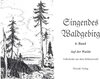 Buchcover Singendes Waldgebirg Band 6