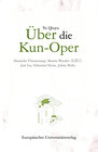 Buchcover Über die Kun-Oper