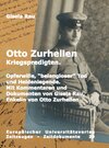 Buchcover Otto Zurhellen. Kriegspredigten