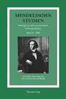 Buchcover Mendelssohn-Studien 16. Zum 200. Geburtstag von Felix Mendelssohn-Bartholdy