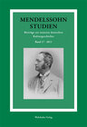 Buchcover Mendelssohn-Studien 17