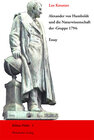 Buchcover Alexander von Humboldt und die Naturwissenschaft der ›Gruppe 1794‹