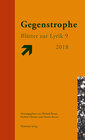 Buchcover Gegenstrophe 9 2018
