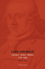 Buchcover Lenz-Jahrbuch 28 (2022)