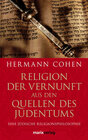 Buchcover Religion der Vernunft aus den Quellen des Judentums