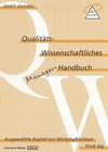 Buchcover Qualitäts-Wissenschaftliches Manager Handbuch