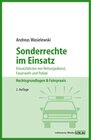 Buchcover Sonderrechte im Einsatz