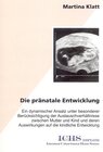 Buchcover Die pränatale Entwicklung