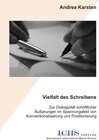 Buchcover Vielfalt des Schreibens