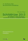 Buchcover Schilddrüse 2013. Henning-Symposium