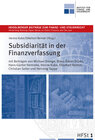 Buchcover Subsidiarität in der Finanzverfassung