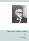 Buchcover Jahrbuch der Luria-Gesellschaft 2015