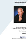 Buchcover Einführung in die Behindertenpädagogik