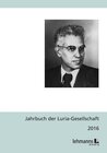 Buchcover Jahrbuch der Luria-Gesellschaft 2016