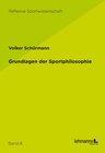 Buchcover Grundlagen der Sportphilosophie