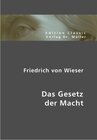 Buchcover Friedrich von Wieser