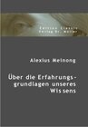 Buchcover Alexius Meinong